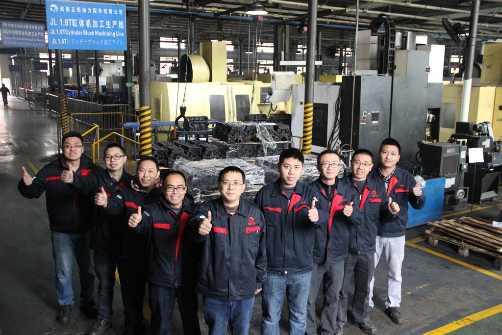 正恒动力因你们而自豪–吉利1.8T发动机缸体项目